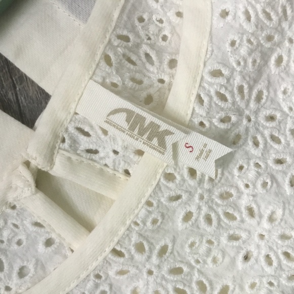 MK Jackson Hole Cotton Tank Cut Out Eyelet Detail - Picture 7 of 8